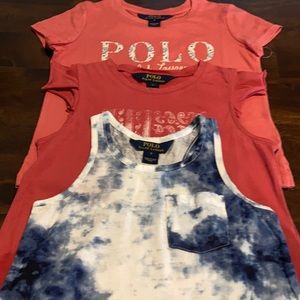 NEW POLO girls tops size 6